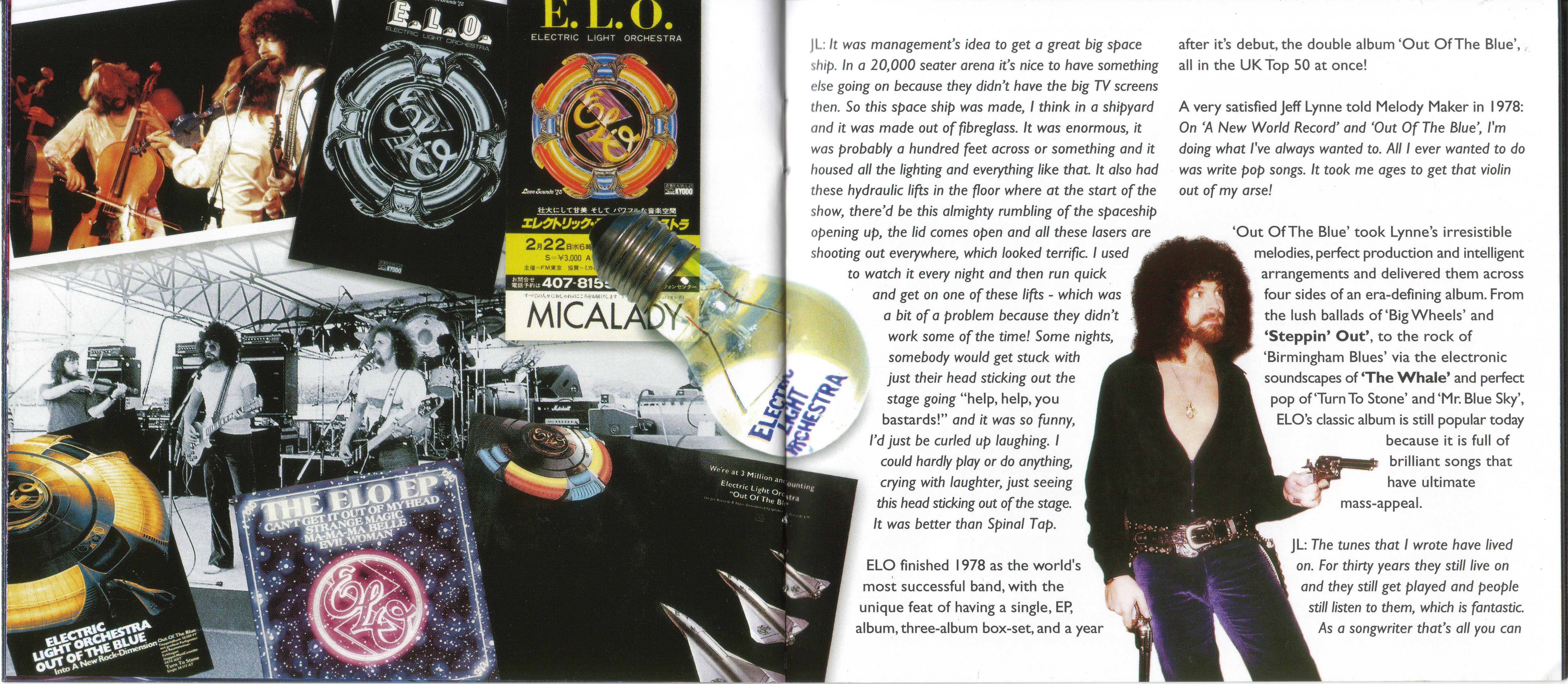 Electric Light Orchestra  Out Of The Blue; 2cd : Booklet 8 JPN